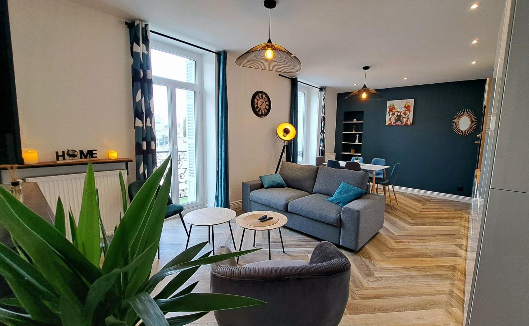 Апартаменты L'Indigo, 4-6 Pers, 2Ch-2Sdb, Proche Cite De La Gastronomie Дижон Экстерьер фото